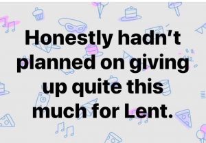 funny Lent graphic